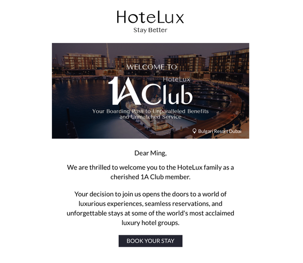 How to: fast track to 1A Club on Hotelux